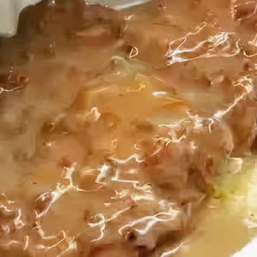 Smothered Pork Chop.