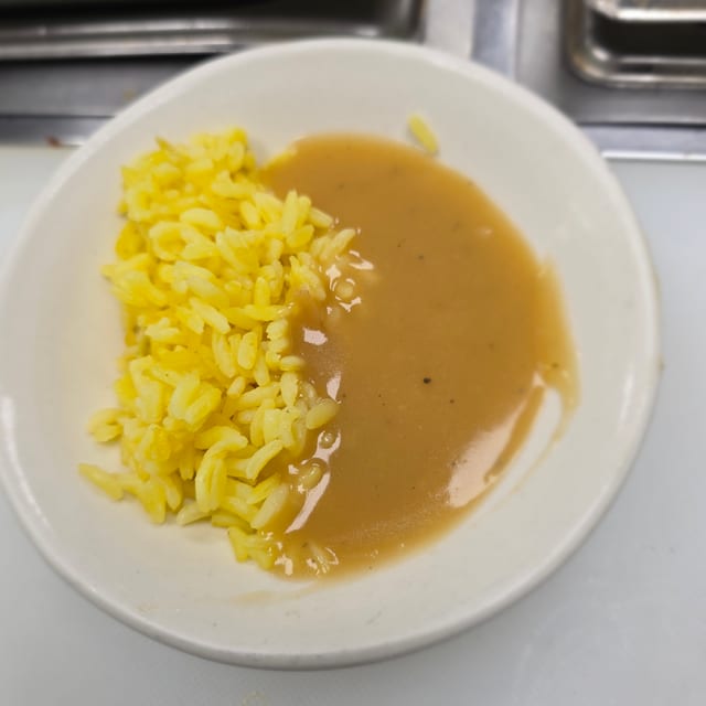 Cup of Rice & Gravy.