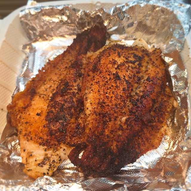 Grilled Catfish Dinner.